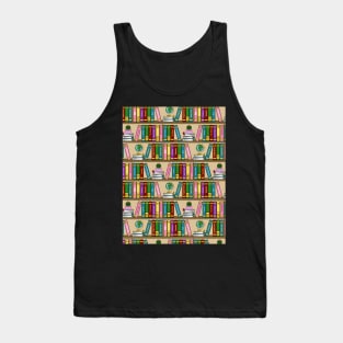 Bookshelf Pattern Tank Top